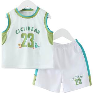 
[Little Hurricane 3rd Generation] Quick-drying and cool Qi Qi Xiong boys summer suit children's basketball uniform baby girl sports vest