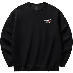 
ANTA Couple Pullover Sweatshirt for Men and Women 2026 New Drop Shoulder Embroidered Print Casual Versatile Round Neck Sports Top