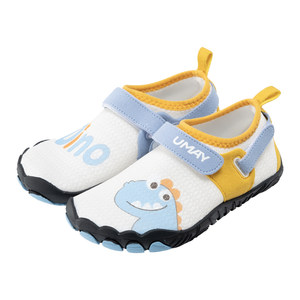 Children's beach shoes, beach shoes for boys and girls, non-slip and anti-cut summer baby breathable swimming wading shoes