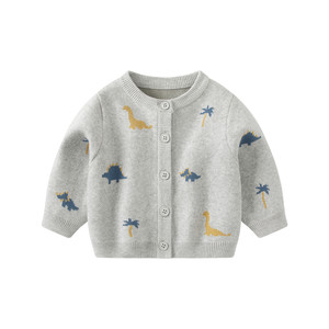 Bobo boys jacket autumn new baby boy sweater sweater children's cardigan top baby autumn clothes
