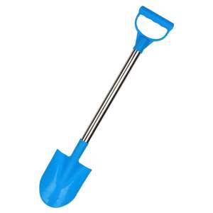 
Winter snow digging toy thickened shovel children's snow shoveling tool stainless steel beach shovel outdoor snow shovel tip shovel