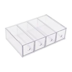 
Glasses storage cartridge sunglasses sunglasses desktop multi-grid drawer type finishing box acrylic multi-layer display rack