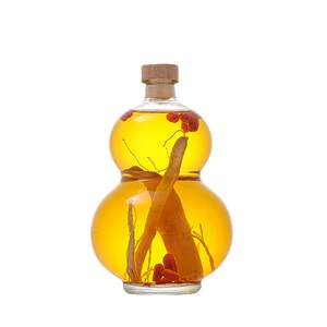 
Lead-free glass gourd type empty bottle of wine * 0.5kg pack of homemade fruit wine health wine portable bottle wholesale free shipping * 0.5kg