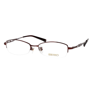 
Seiko SEIKO half-frame titanium ultra-light glasses frame casual metal women's myopia optical glasses frame H02069