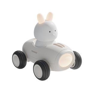 
Ying's children's toy car inertia car music animal car model baby learning crawling practice toy set