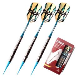 Cuesoul/q獣3 Pack Of 18g Tungsten Steel Darts Darts Professional Competition Level Club Soft Electronic Darts Set