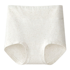 
Youkeshu women's underwear pure cotton lengthened crotch 10A antibacterial breathable high waist floral yarn flat corner 2025 new underwear