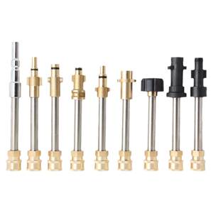 High -pressure cleaning machine car wash water gun head conversion joint car washing machine PA car washing foam spoiler connection plus long rod