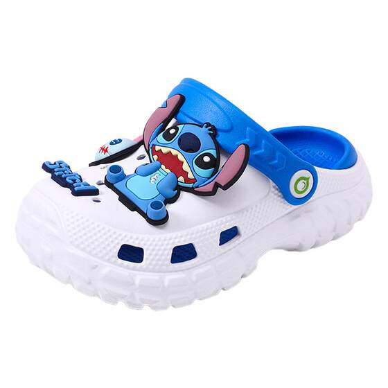 
Stilt children's hole shoes boy slippers summer new style boy anti-slip soft sole indoor cartoon kid parent-child