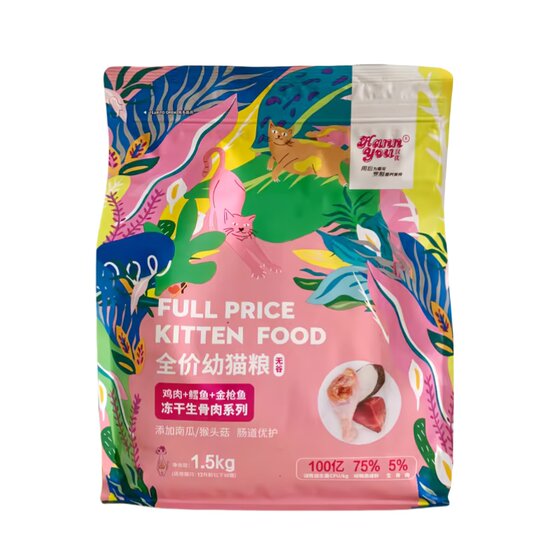 Hanyou Sheng Bone Cat Cat Food Pet Cat Kitcat Cat Frozen dry main grain Full -price food Nutrition low -temperature baking cat food
