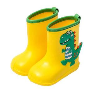 Children's rain boots for women, boys, waterproof and lightweight boys, girls, big children's rain boots, non-slip baby sea water shoes, rubber shoes
