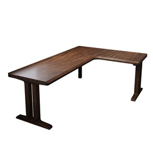 
South American walnut solid wood corner table corner desk with drawer office desk home computer desk study table storage