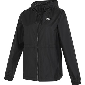 
NIKE Women's Black Sports Casual Loose Hooded Jacket DM6180-010