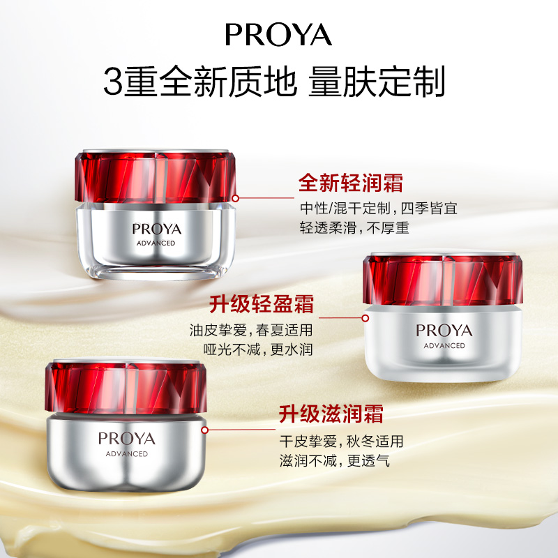 PROYA 珀莱雅 红宝石面霜3.0版50g（赠60g+5片面膜，买4件充值消费购物金900元赠15g，折合199元/100g）