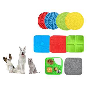 
Daily necessities for cats and dogs, gastrointestinal protection, silicone dog licking mat, anti-choking licking bowl, pet slow food mat
