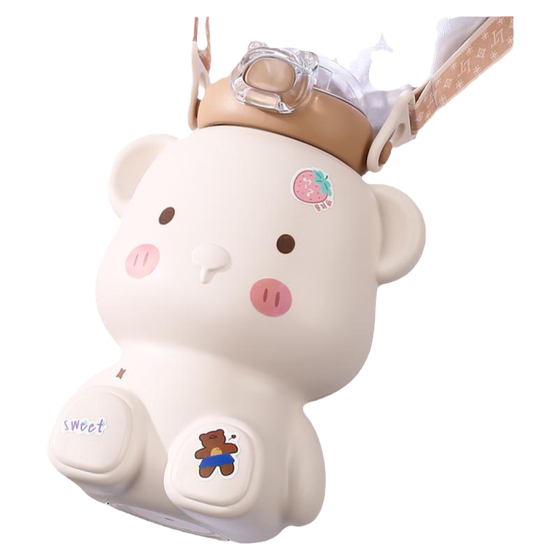 Children's thermos cup food grade 316 straw cup kindergarten girls' school special kettle engraved name gift
