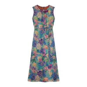 
Xiao Niang [Huandie] Hongyunsha Sleeveless Dress Mulberry Silk New Chinese Style Loose Long Skirt Temperament Skirt Summer 5094