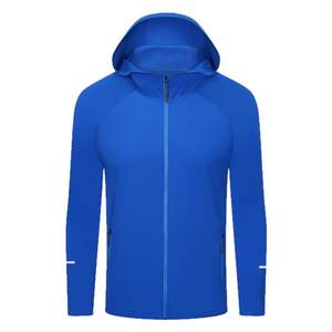 
Autumn and winter jogging jacket for men and women cycling sports windproof jacket outdoor reflective long sleeve quick drying clothes fitness training suit