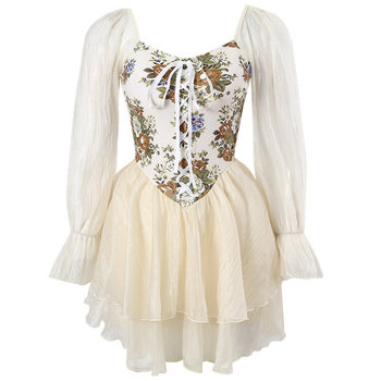 
Yimeishan one-piece French princess dress swimsuit