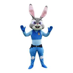 
Zootopia Cartoon Doll Costume Cute Rabbit Judy Doll Fox Headgear Summer Performance Promotional Props