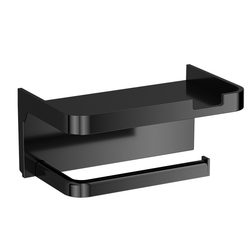 No punching bathroom paper towel holder roll paper holder toilet paper box storage rack wall-mounted bathroom paper tube holder storage waterproof