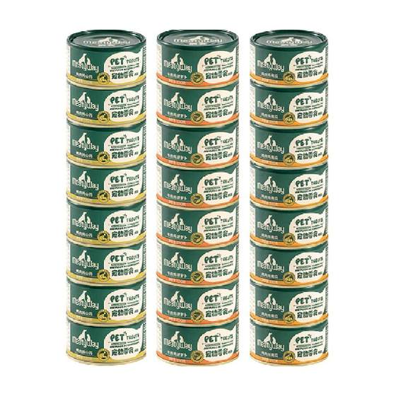 
Jueyan canned dog wet food fresh meat supplement nutrition mix dog food fattening duck meat pet dog snack whole box