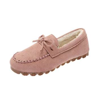 Lazy comfort pregnant woman new beef tendon soft bean shoes
