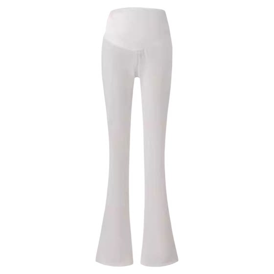 
Pregnant women's micro-flared jeans for spring and summer thin 2026 new spring leggings that do not tighten the belly during pregnancy