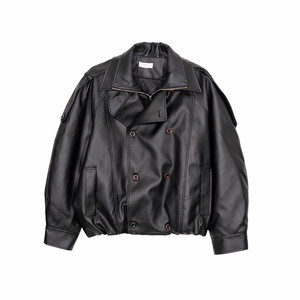 
Hualun pilot leather jacket men's motorcycle wear trendy brand loose top men's high-end handsome leather jacket