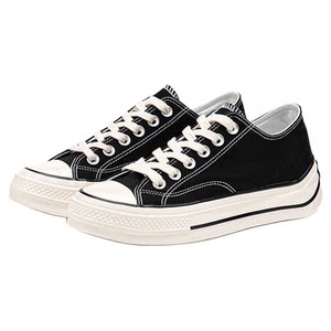 Huali official flagship store canvas shoes for women 2026 new low-top black and white casual cloth shoes thick sole sneakers for men