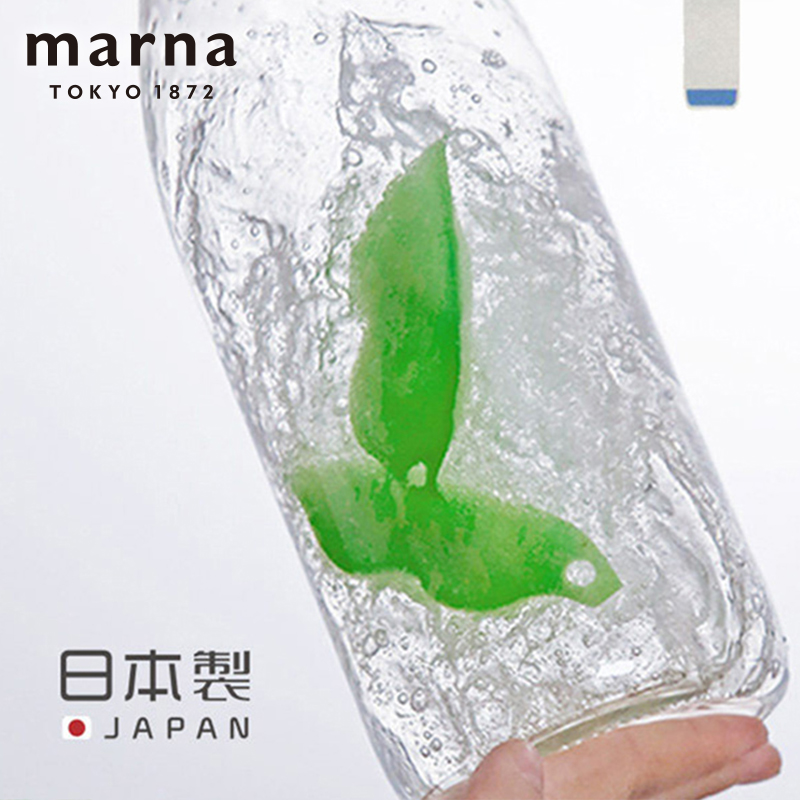 日本MARNA杯刷 洗杯子神器刷子洗杯刷奶瓶刷窄小口瓶清洁魔力豌豆