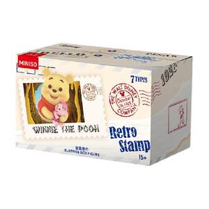 
MINISO/Minisson Disney retro stamp blind box mobile phone rack ornament refrigerator sticker Mickey end box