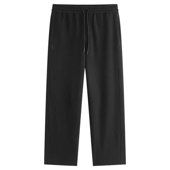 
[Same style in shopping malls] PEACEBIRD Men's 2026 Spring New Black Drawstring Casual Pants B2GMG1158