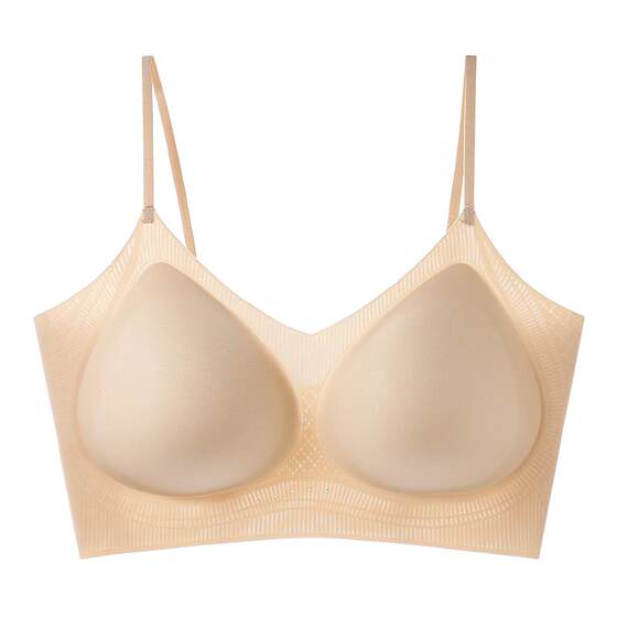 
Liquid foundation invisible underwear for women with spaghetti straps, small breasts, thin, seamless, beautiful back and cool feeling bra, new summer style