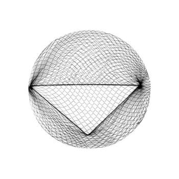 Children's invisible dance hair net with ball head hair artifact