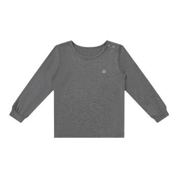 Griny children's home clothing set of bamboo fiber pajamas long -sleeved men and women pure color long pants spring and autumn
