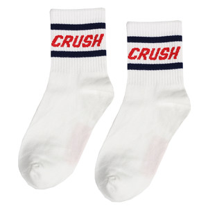 
Socks women's mid-calf socks white ins trendy Japanese pure cotton letter socks spring and autumn college style sports socks autumn and winter styles
