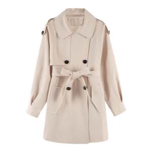 
Mo Qiu JK Uniform Hyacinth Mid-Length Windbreaker Winter New Milk Coffee Color Coat Women Small and Good-looking Coat