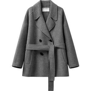 
[Wool] Boxing Shopping Mall same suit collar wool coat for women 24 winter new short jacket BDR4AD3771