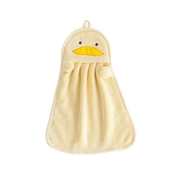 Cute Hanging Hand Towel, Absorbent, Lint-free, Small Square Towel, Household Kitchen Rag, Quick-drying Hand Towel, Children's Towel