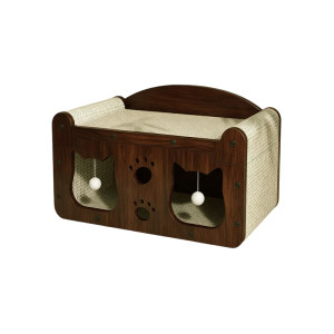 
Cat nest cat scratching board two-in-one multi-functional three-dimensional cat house four-season universal toys supplies wear-resistant pet nest villa