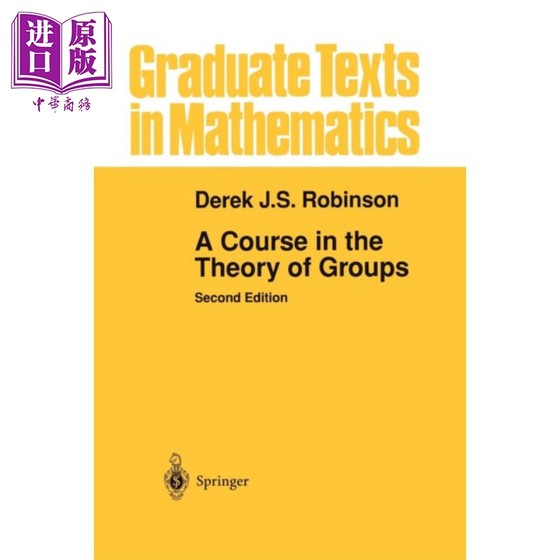스팟 그룹 이론 튜토리얼 2판 영어 원본 그룹 이론 강좌 Derek J S Robinson