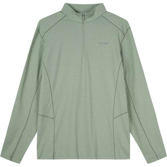 Tantuo outdoor long-sleeved quick-drying T-shirt for men's spring and summer new stand-up collar half-zipper top for women's mountaineering running and cycling clothes
