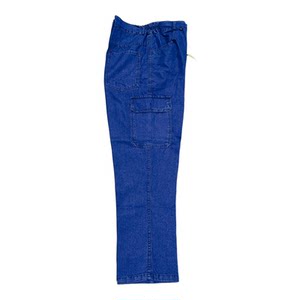 
Denim work clothes pants men's summer thin loose straight wear-resistant multi-pocket work clothes labor protection auto repair pants