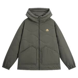 
Kappa Kappa back-to-back cotton coat for men and women 2026 new winter couple thickened warm hooded cotton coat jacket