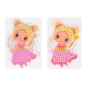 
Girls diamond stickers princess stickers cartoon children's educational concentration training baby beads educational toys