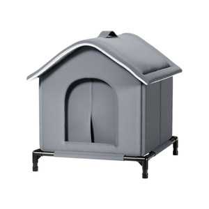 
Stray cat den outdoor cold, waterproof and rainproof winter warm shelter house for all seasons outdoor closed dog kennel