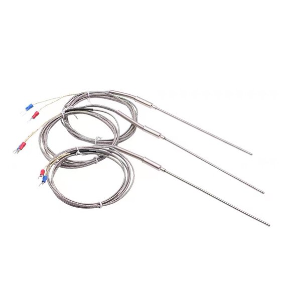 WRNK-191 K type E/J/PT10/Armor Thermocouple probe Thermocouple can bend the temperature sensor
