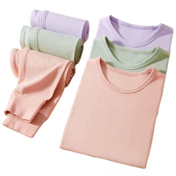 Catman Autumn Girls' Pure Cotton Suit Autumn Clothes and Autumn Pants