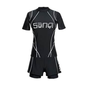 
Sanqi women's boxer pants small breasts gathered into internet celebrity swimsuit